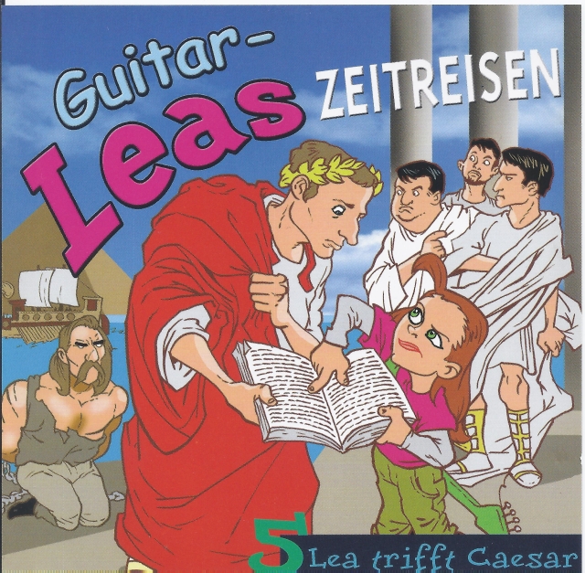 Step Laube, Guitar-Leas Zeitreisen Cover Folge 05 (c) Illustration Timo Würz